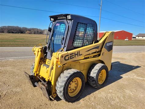 gehl 4840 skid steer for sale|gehl skid steer hydraulic fluid.